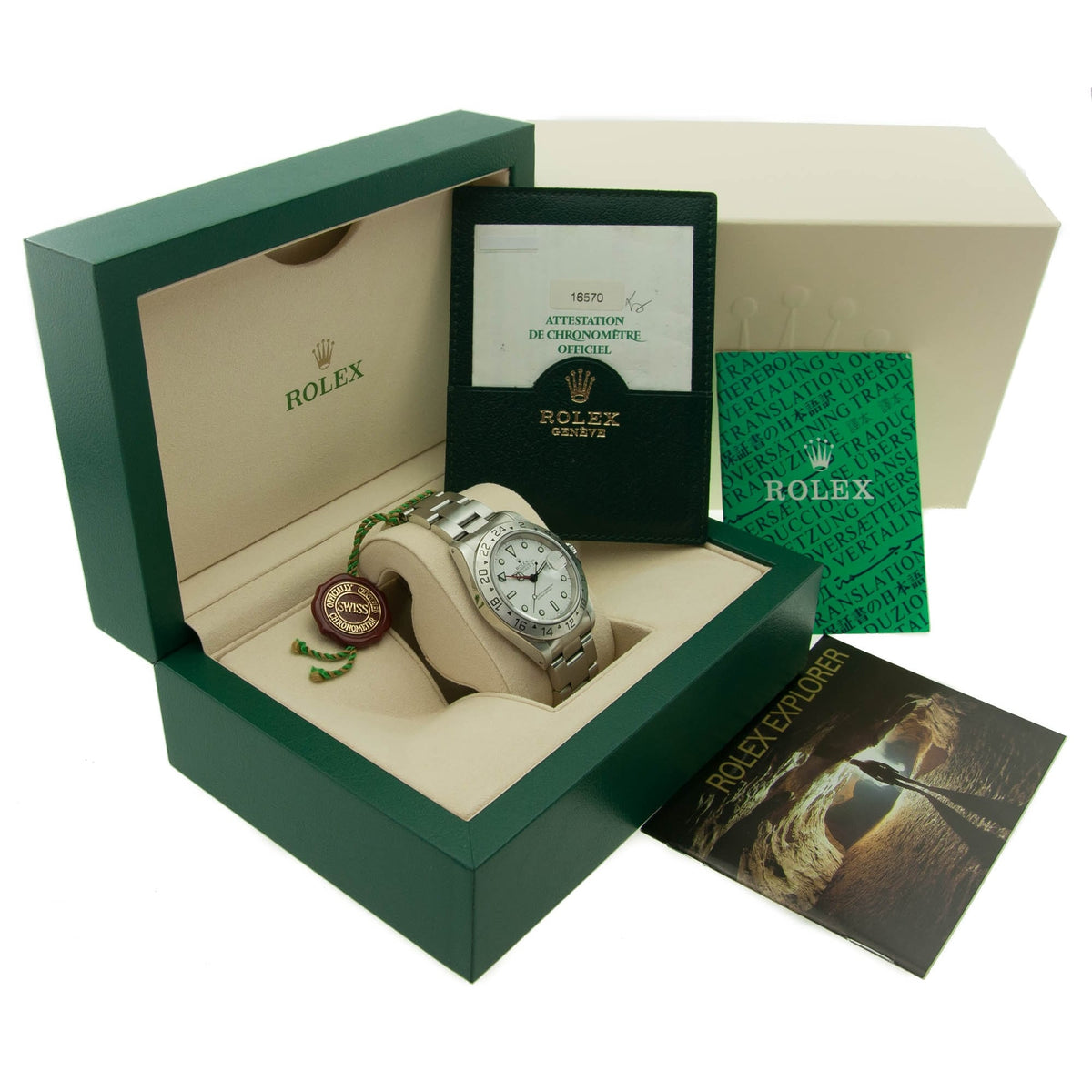 Explorer II 16570 - Gents Watch - White Dial - 1999