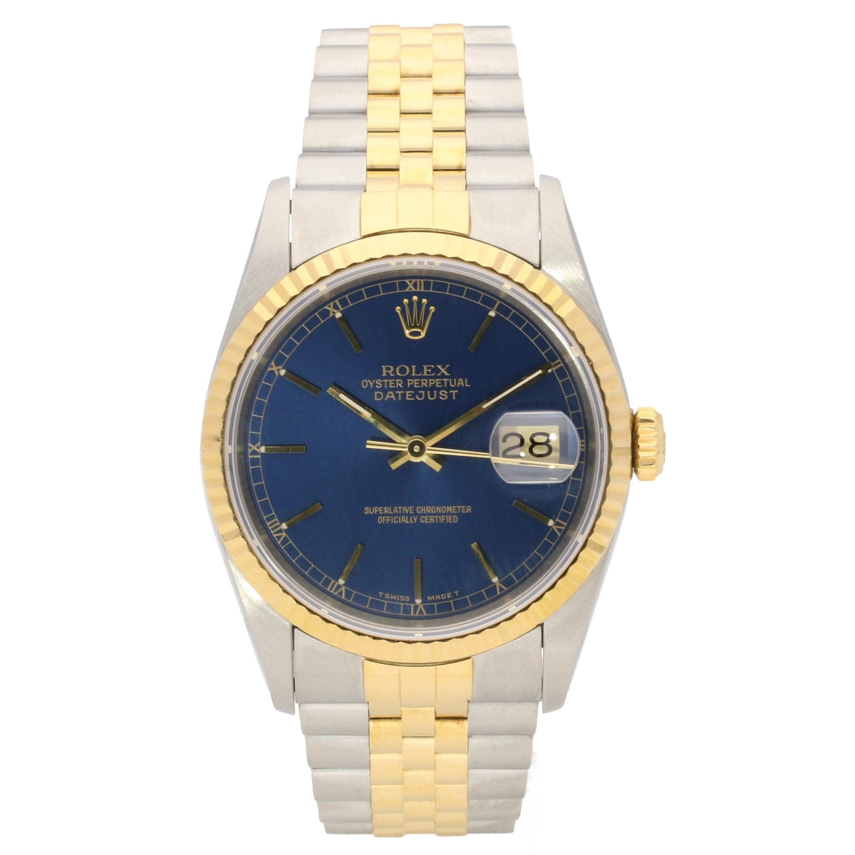 Datejust 16233 – Gents Watch – Blue Dial – 1994