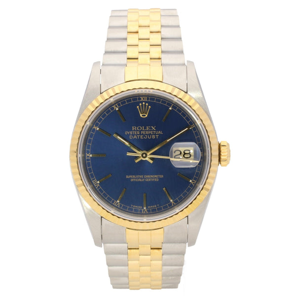Datejust 16233 – Gents Watch – Blue Dial – 1994