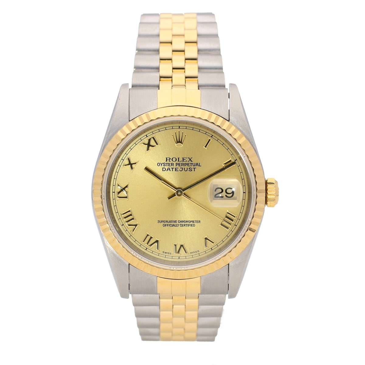 Datejust 16233 - Gents Watch - Champagne Dial - 1999