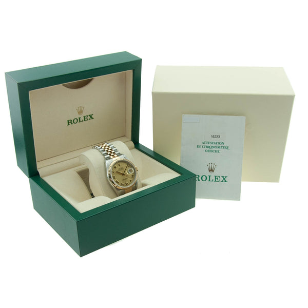 Datejust 16233 - Gents Watch - Champagne Dial - 1999