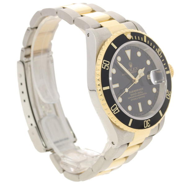 Submariner 16613 - Steel & Gold - Black - 1998