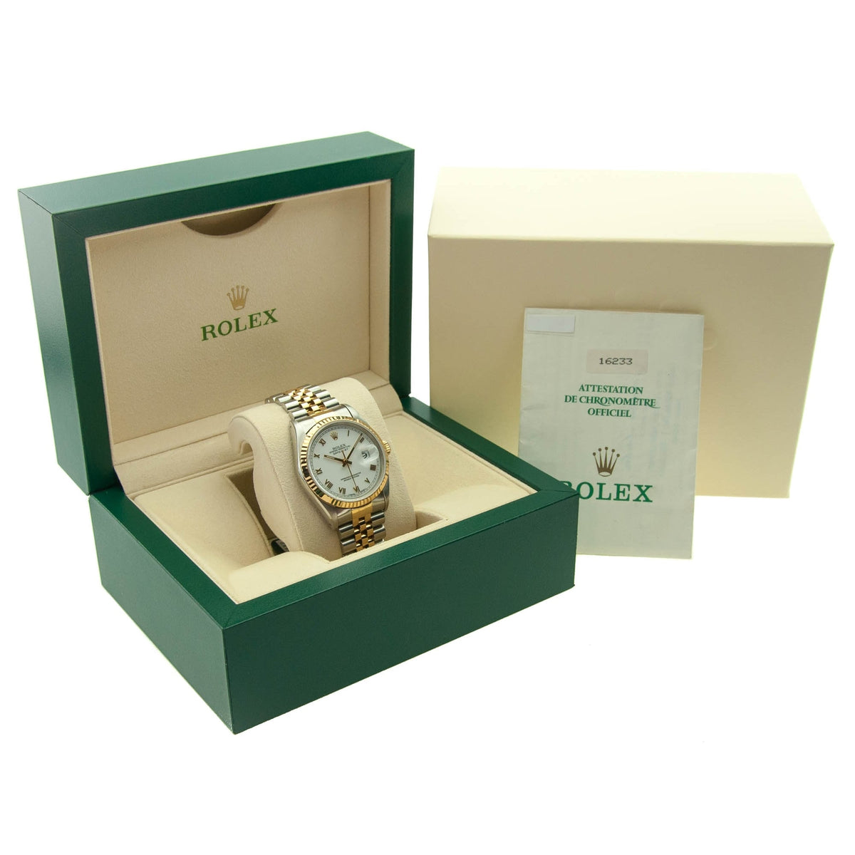 Datejust 16233 – Gents Watch – White Dial - 1993