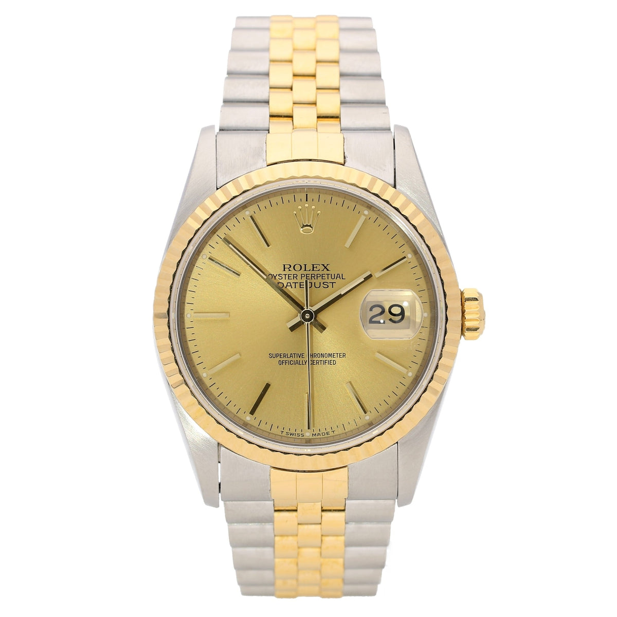 Datejust 16233 – Gents Watch – Champagne Dial - 1995