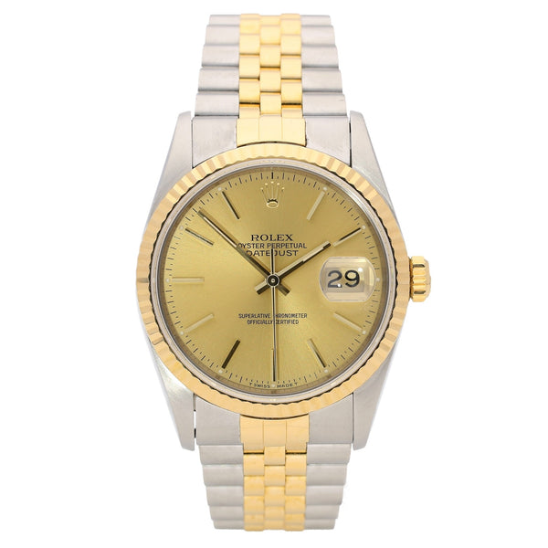 Datejust 16233 – Gents Watch – Champagne Dial - 1995