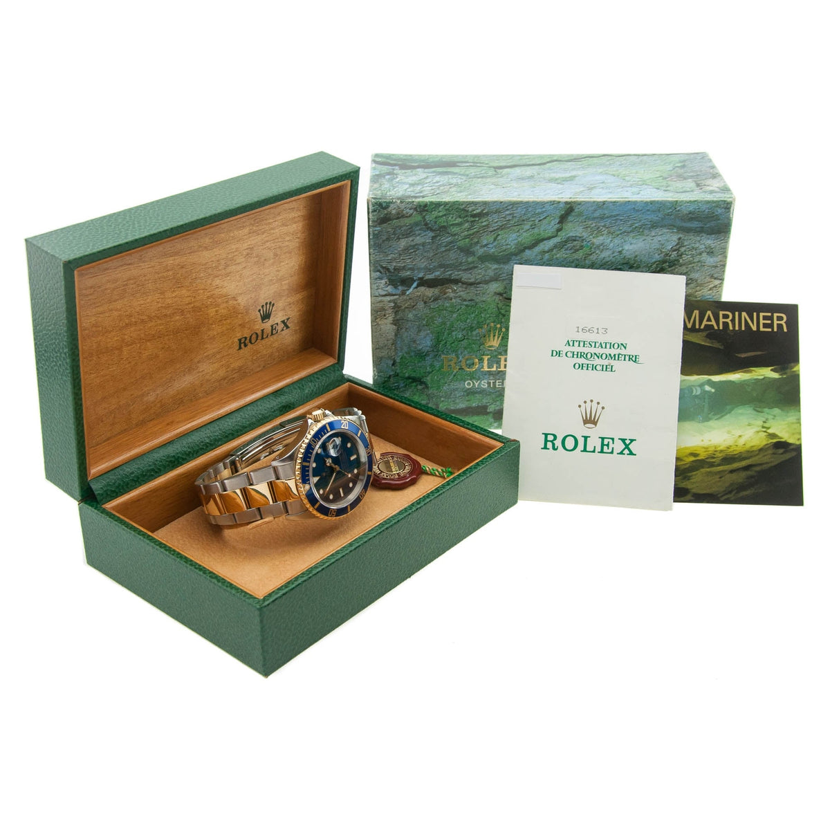 Submariner 16613 - Gents Watch - Blue Dial - 1995