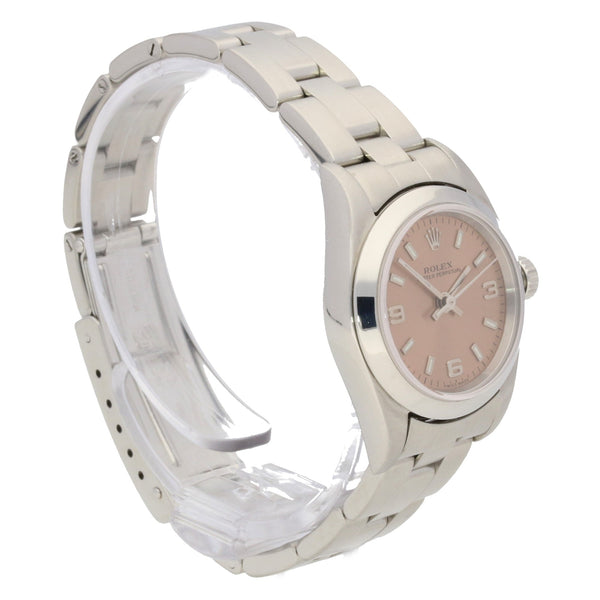 Oyster Perpetual 76080 - Ladies Watch - Copper Dial - 2001