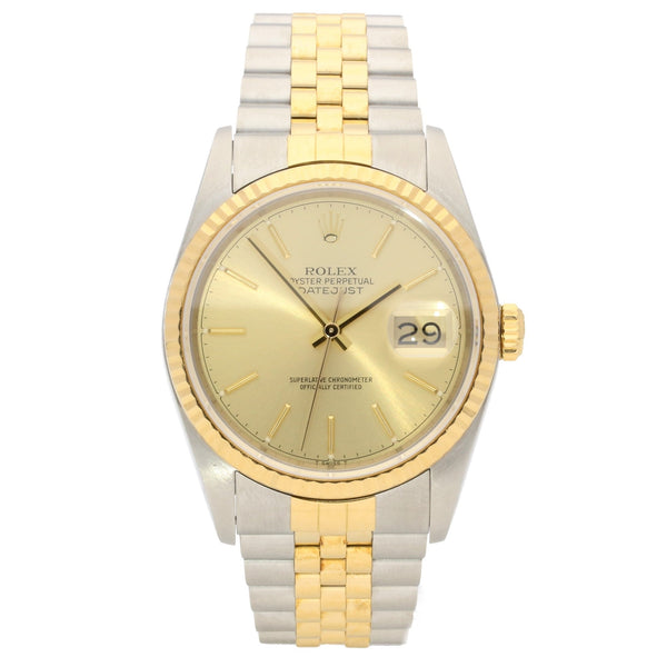 Datejust 16233 – Gents Watch – Champagne Dial - 1989