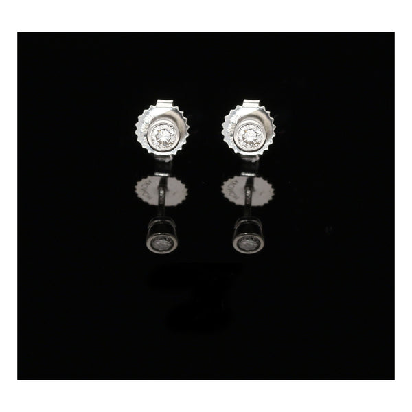 Platinum Diamond Stud Earrings 0.20ct