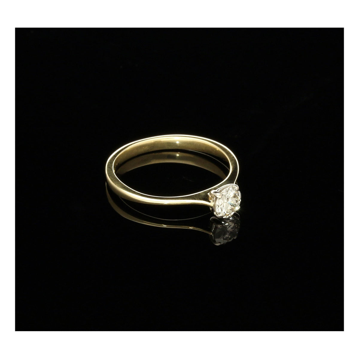 18ct Yellow Gold Engagement Ring - 0.41ct