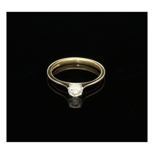 18ct Yellow Gold Engagement Ring - 0.41ct