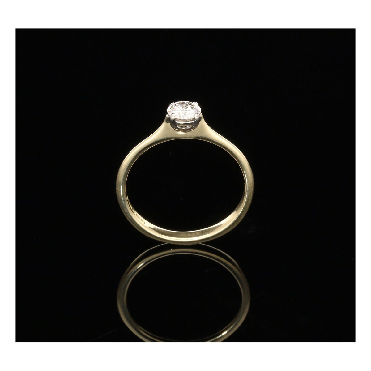 18ct Yellow Gold Engagement Ring - 0.41ct