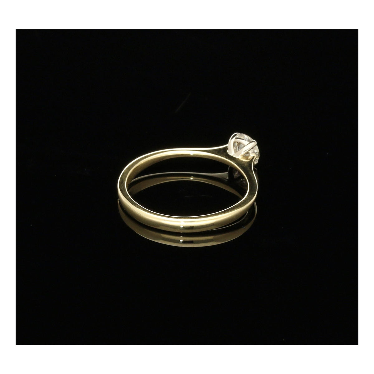 18ct Yellow Gold Engagement Ring - 0.41ct