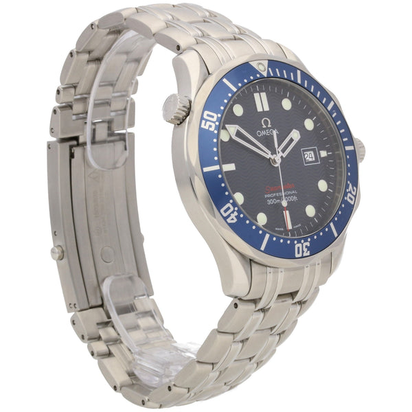 Seamaster 2221.80.00 - Gents Watch - Blue Dial & Bezel