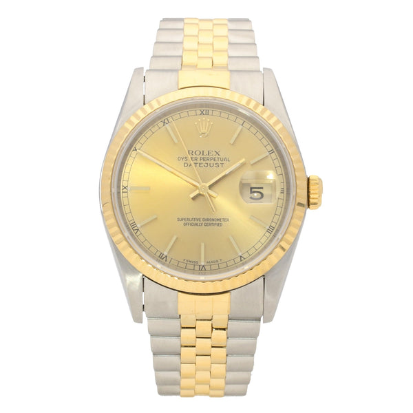 Datejust 16233 - Gents Watch - Champagne Dial -1996
