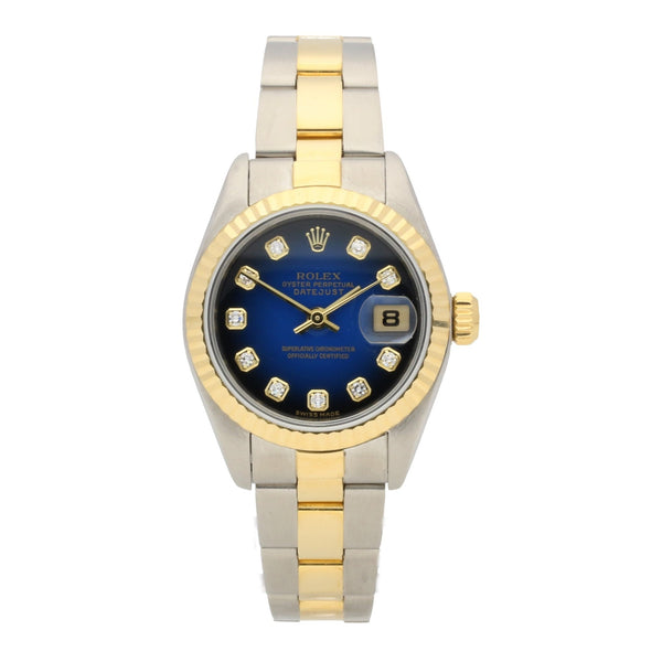 Datejust 79173 - Lady's Watch - Blue Diamond Dial - 2003