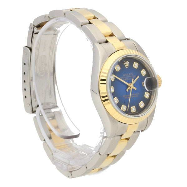 Datejust 79173 - Lady's Watch - Blue Diamond Dial - 2003
