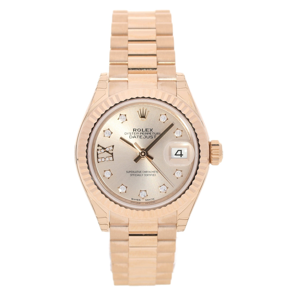 Datejust 279175 - 18ct Everose Gold - Star Diamond Hour Markers