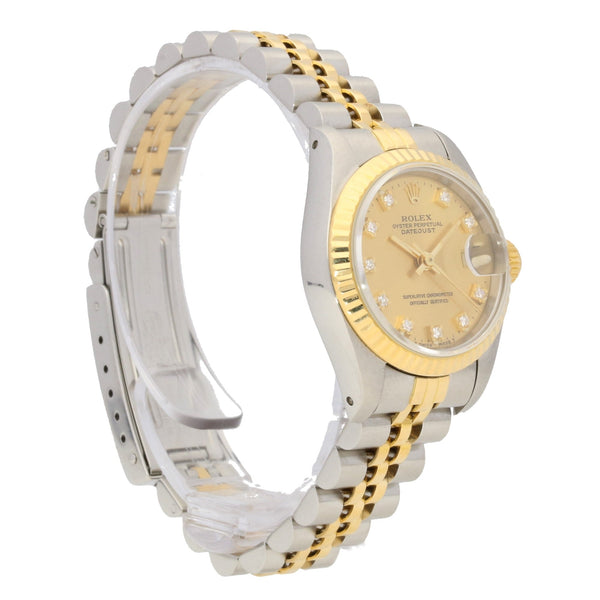 Datejust 69173 - Champagne Diamond Dial - 1987