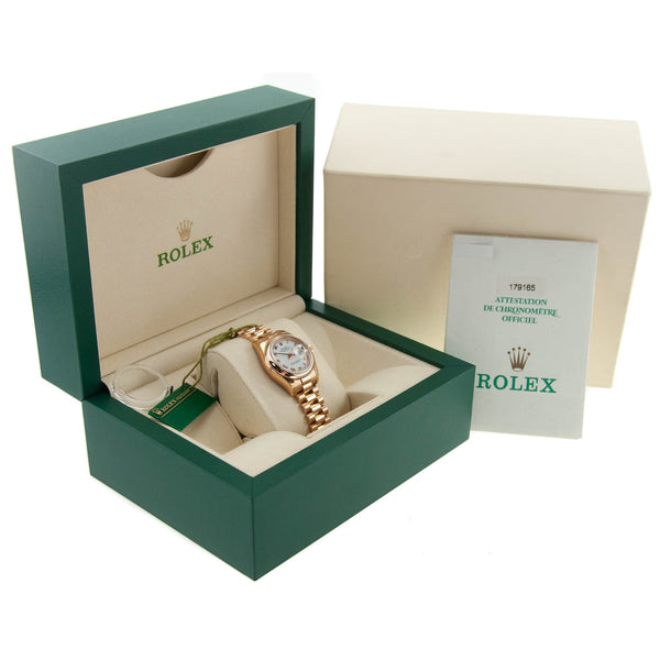 Datejust 179165 - Ladies Watch - 18ct Rose Gold - Unworn 2007
