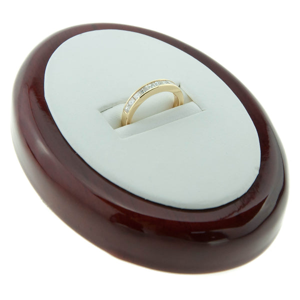 18ct Yellow Gold 0.75ct Diamond Half Eternity Ring