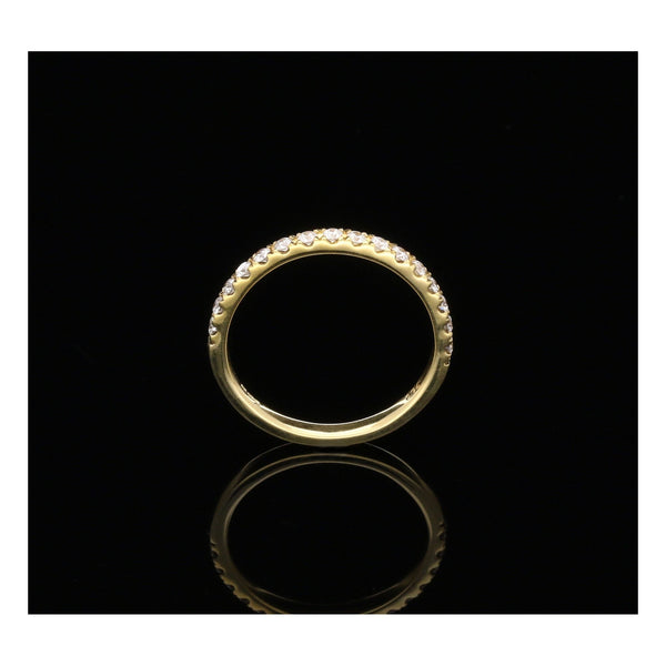 18ct Yellow Gold Diamond Half Eternity Ring - 0.25ct