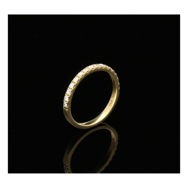 18ct Yellow Gold Diamond Half Eternity Ring - 0.25ct