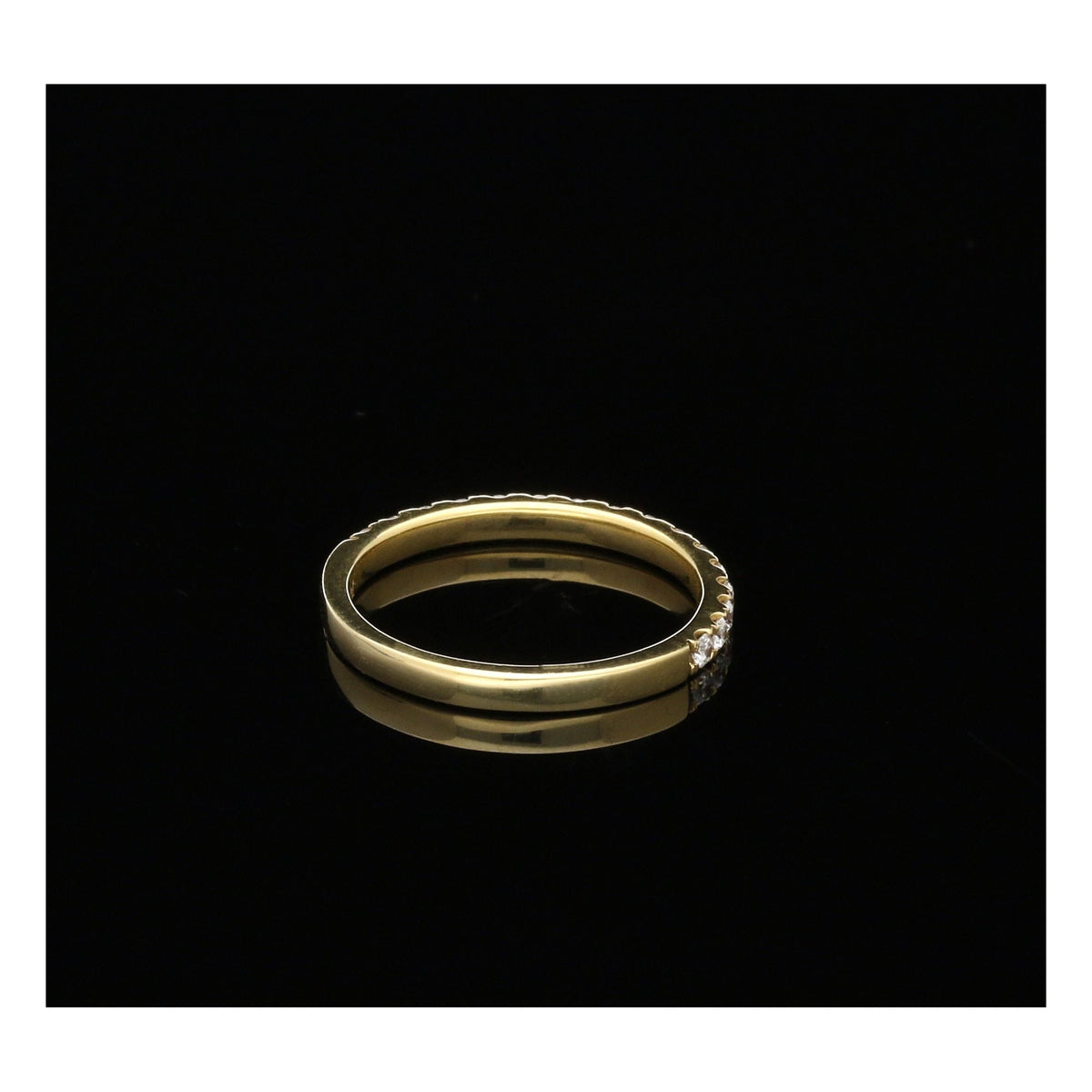 18ct Yellow Gold Diamond Half Eternity Ring - 0.25ct