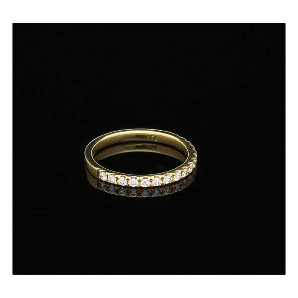 18ct Yellow Gold Diamond Half Eternity Ring - 0.25ct