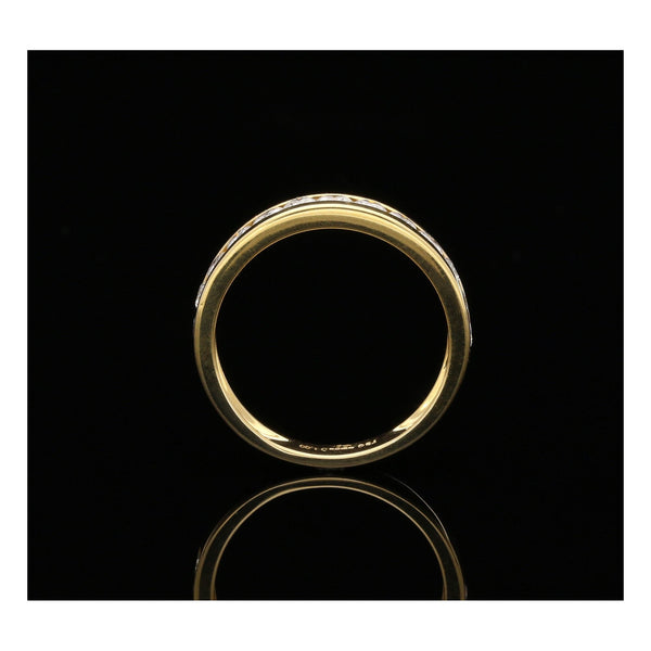 18ct Yellow Gold Diamond Half Eternity Ring - 1.00ct