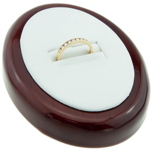 18ct Yellow Gold Diamond Half Eternity Ring - 0.33ct