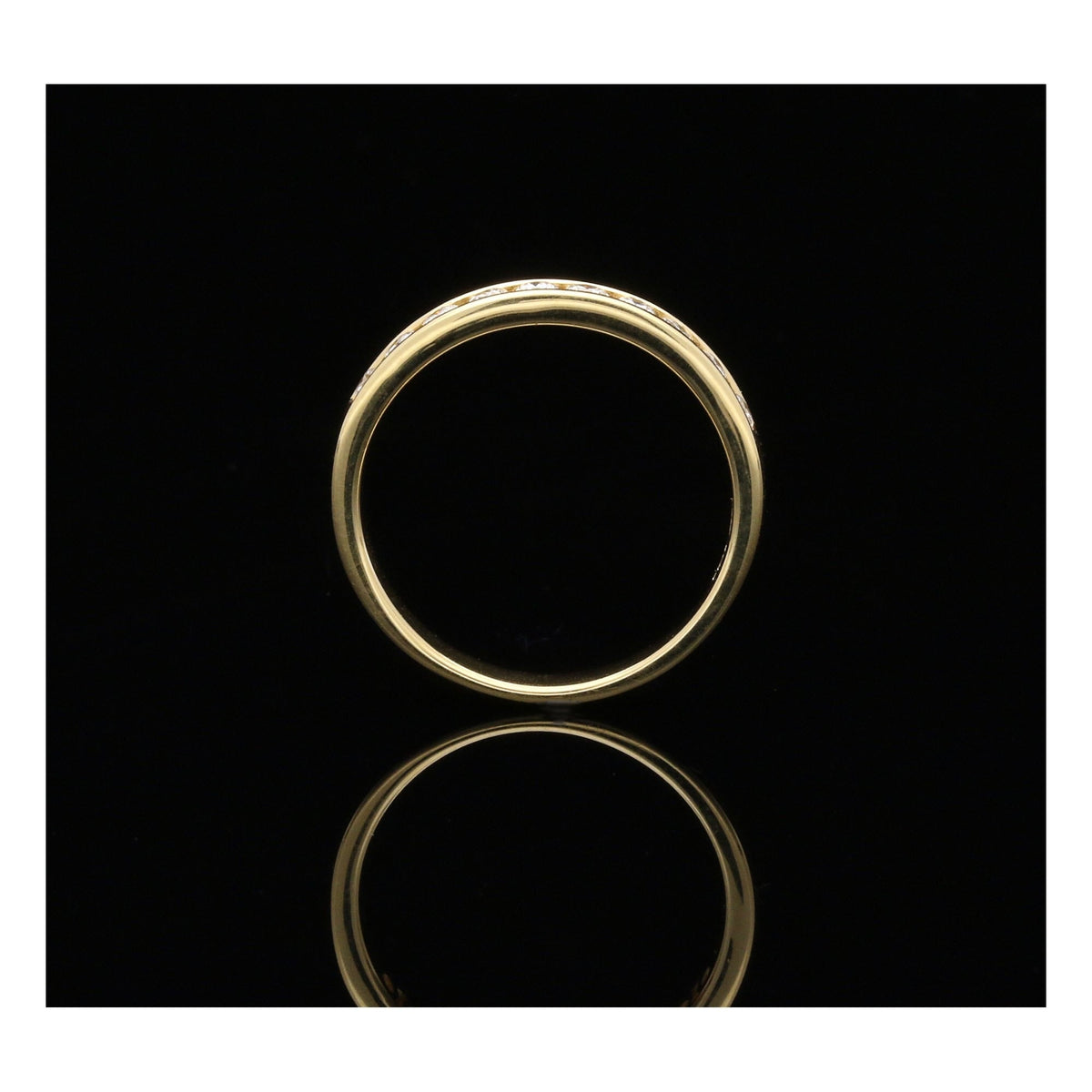 18ct Yellow Gold Diamond Half Eternity Ring - 0.33ct