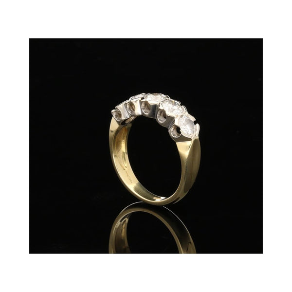 18ct Five Stone Diamond Ring - 1.54ct