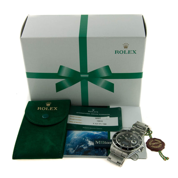 Submariner Date 16610T, Stainless Steel, Black Dial, 2008