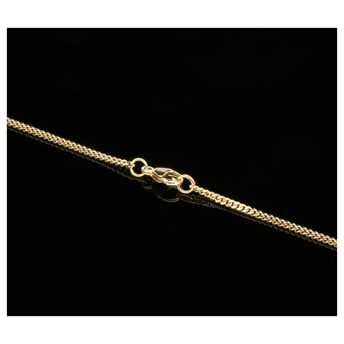 9ct Yellow Gold 'I Love You' Pendant & Chain