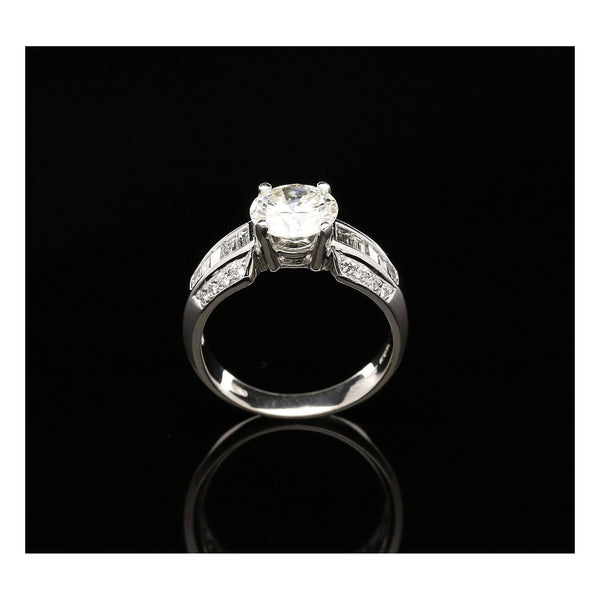 18ct White Gold 1.87ct Diamond Engagement Ring