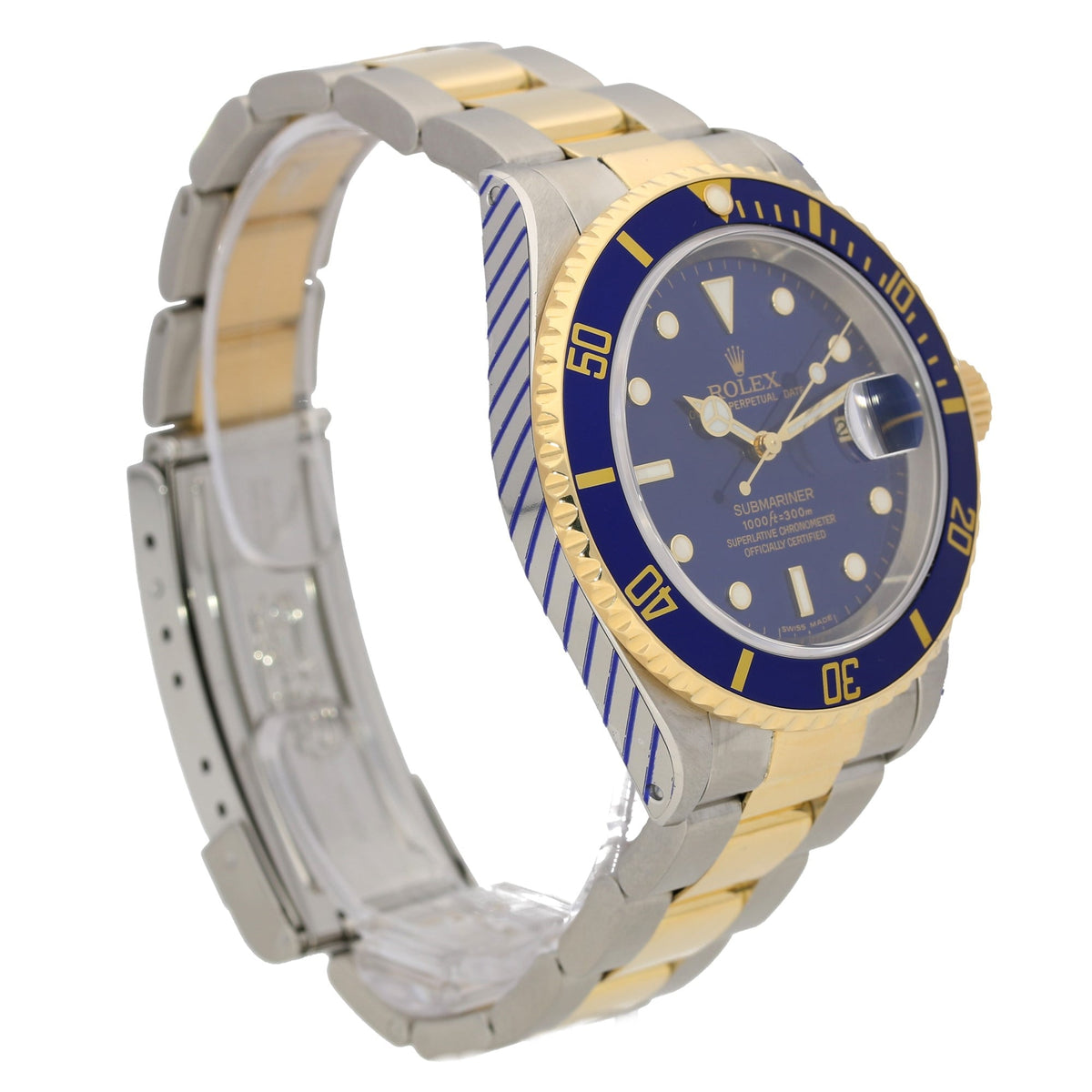 Submariner 16613 - Gents Watch - Blue Dial - 1999