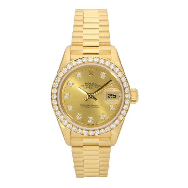 Datejust 69138 -  Lady's Watch - Diamond Bezel & Dial - 1995