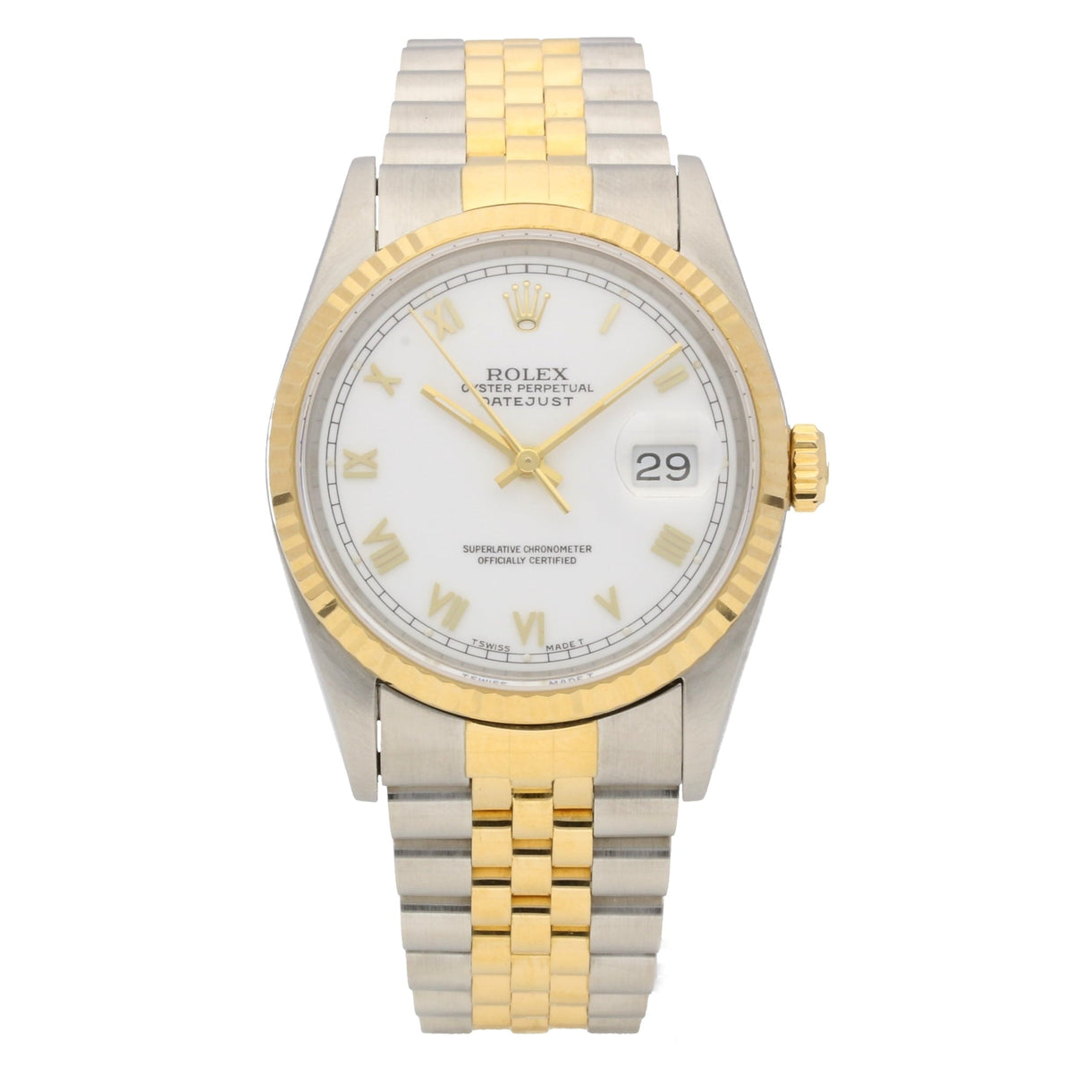 Datejust 16233 - Gents Watch - White Dial - 1994