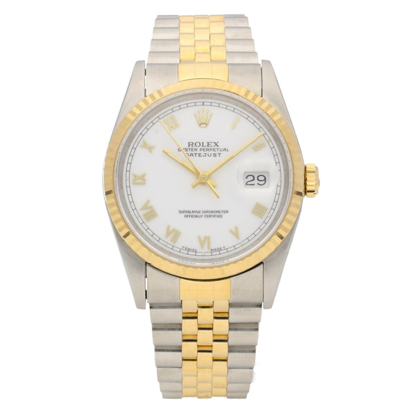 Datejust 16233 - Gents Watch - White Dial - 1994