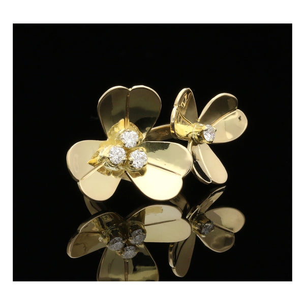 18ct Diamond Double Clover Ring - 0.32ct