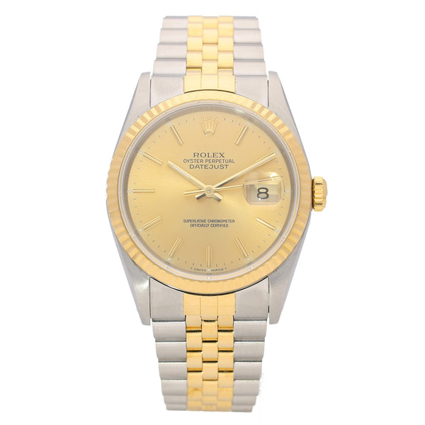 Datejust 16233 - Gents Watch - Champagne Dial -1991