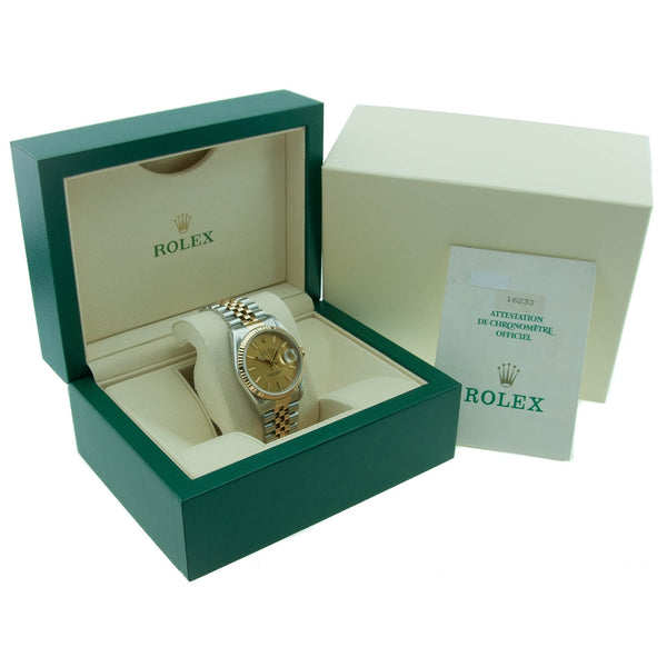 Datejust 16233 - Gents Watch - Champagne Dial -1991