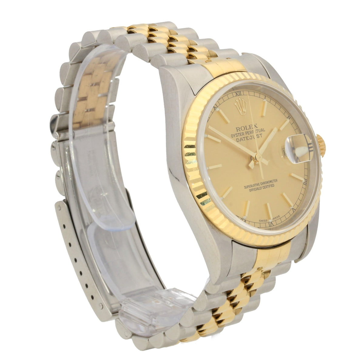 Datejust 16233 - Gold Baton Dial - 2004