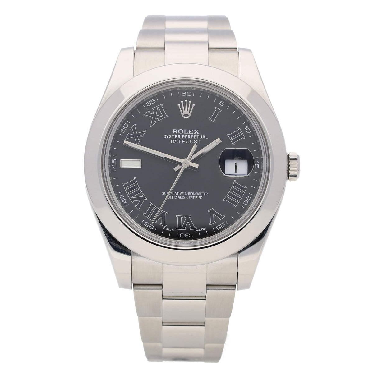 Datejust II 116300 - 41mm - Grey Roman Dial - 2014