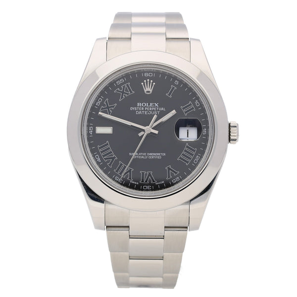Datejust II 116300 - 41mm - Grey Roman Dial - 2014