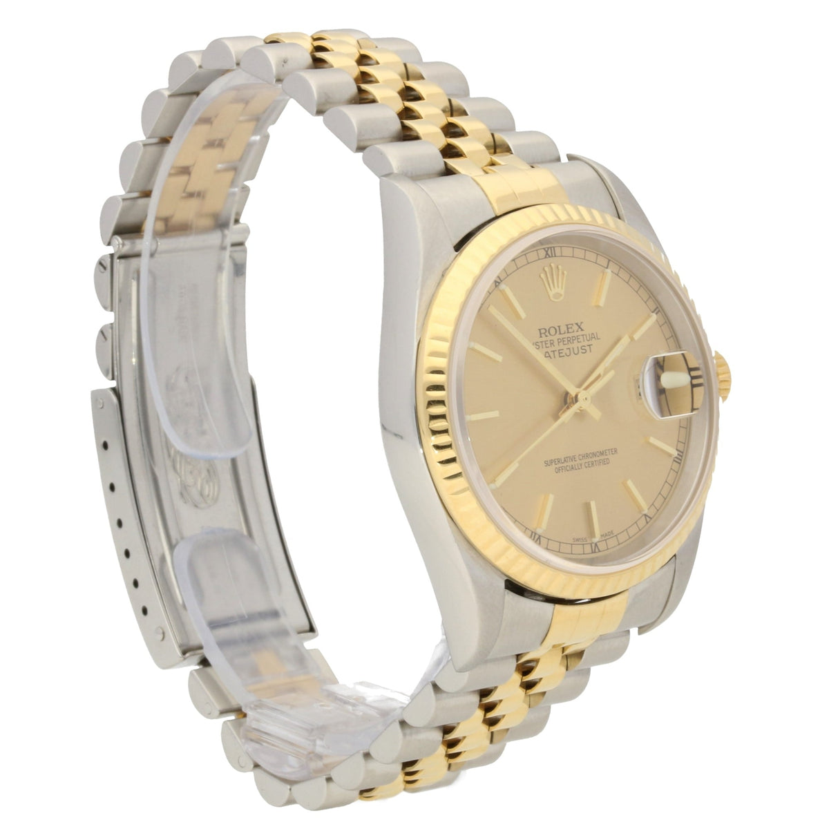 Datejust 16233 - Champagne Dial - 2002