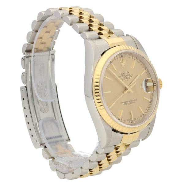 Datejust 16233 - Champagne Dial - 2002