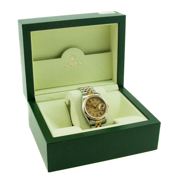 Datejust 16233 - Champagne Dial - 2002