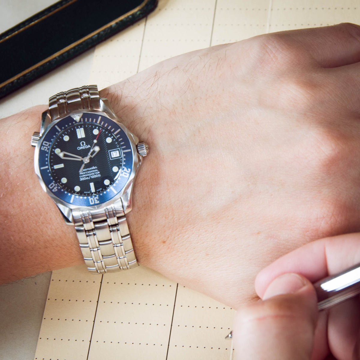 Seamaster - Midsize Watch - Approx 2004 - Blue Dial